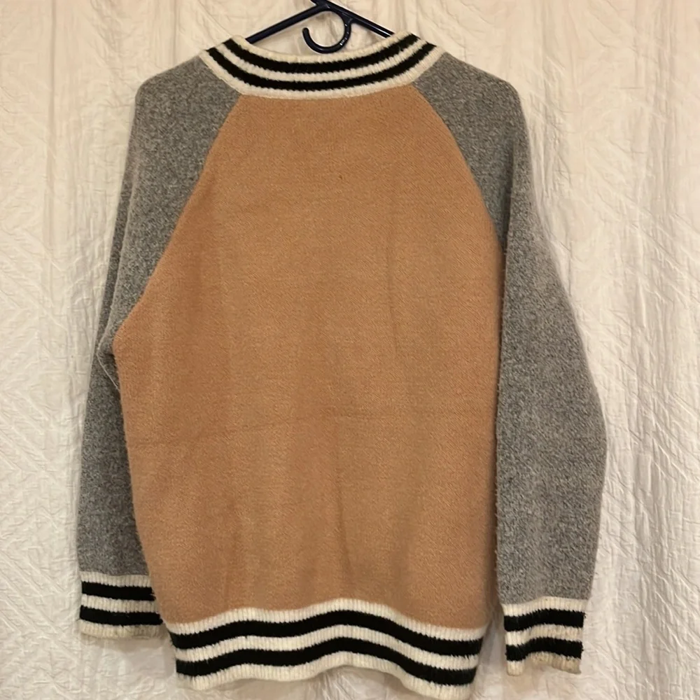 Allie Rose Sweater Knit Bomber Cardi - Picture 9 of 11